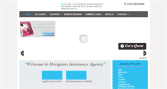 Desktop Screenshot of designersinsuranceagency.com